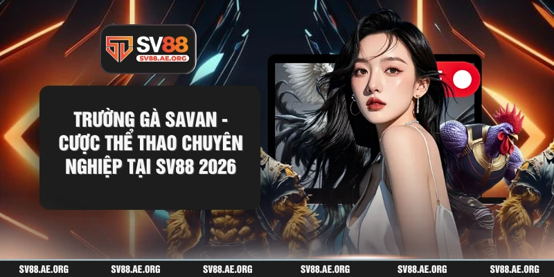 Trường Gà Savan - Cược Thể Thao Chuyên Nghiệp Tại SV88 2026